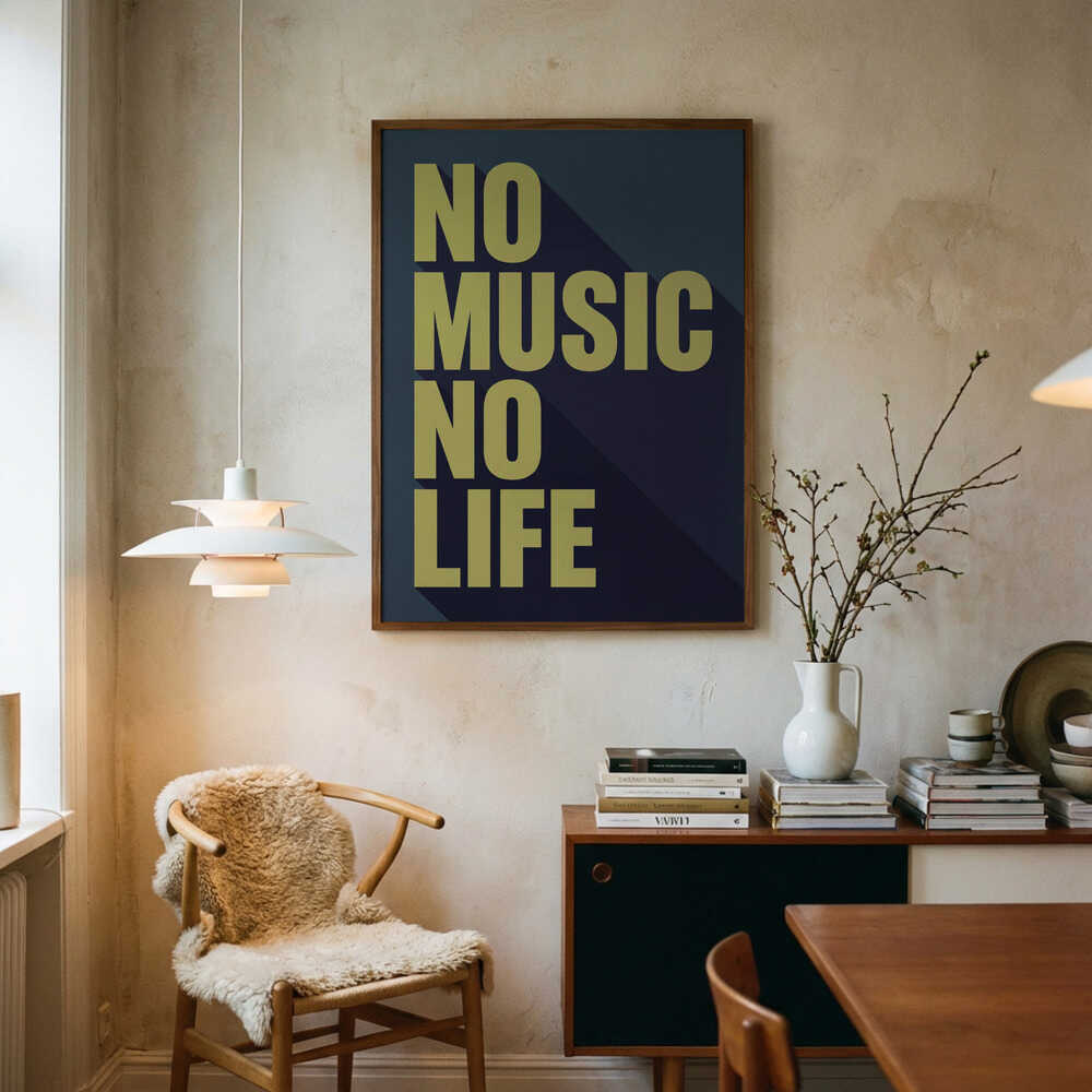No Music, No Life Poster