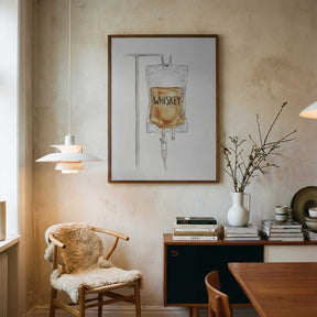IV Whiskey Bag Poster