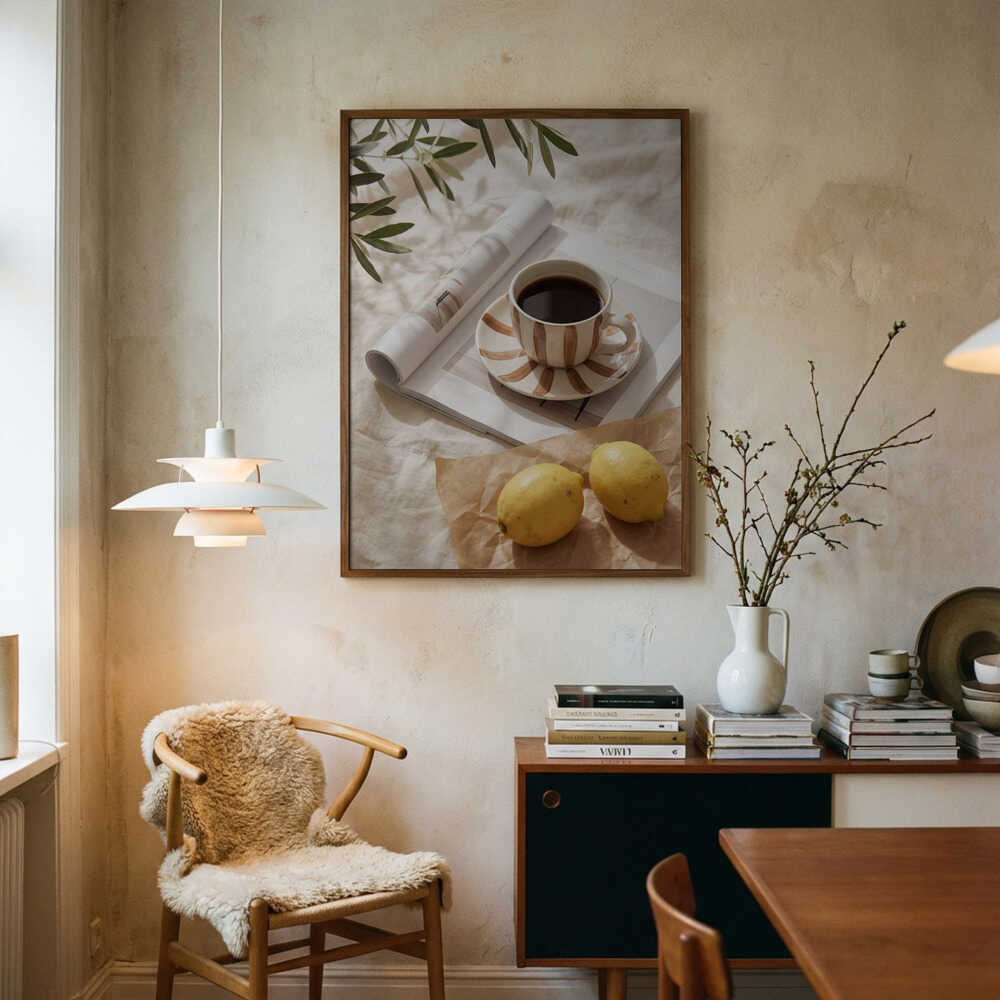 Coffee and Lemons Poster