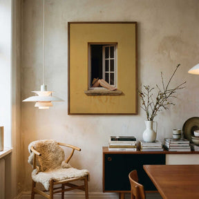 Reading By the Window Poster