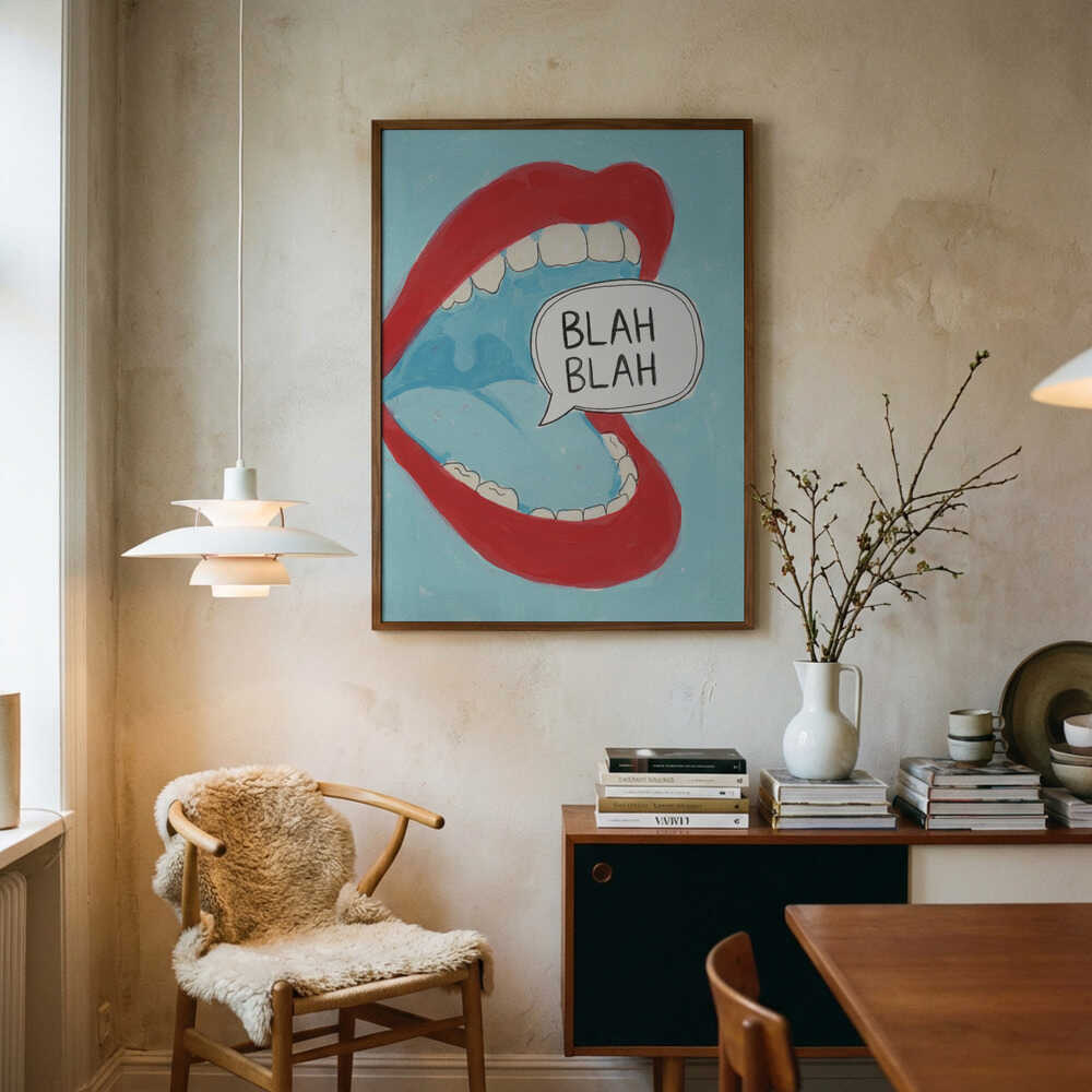 Blah Blah Poster