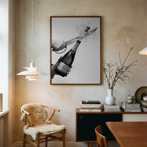 Sabering Champagne Poster