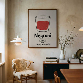 Negroni Sketch Poster