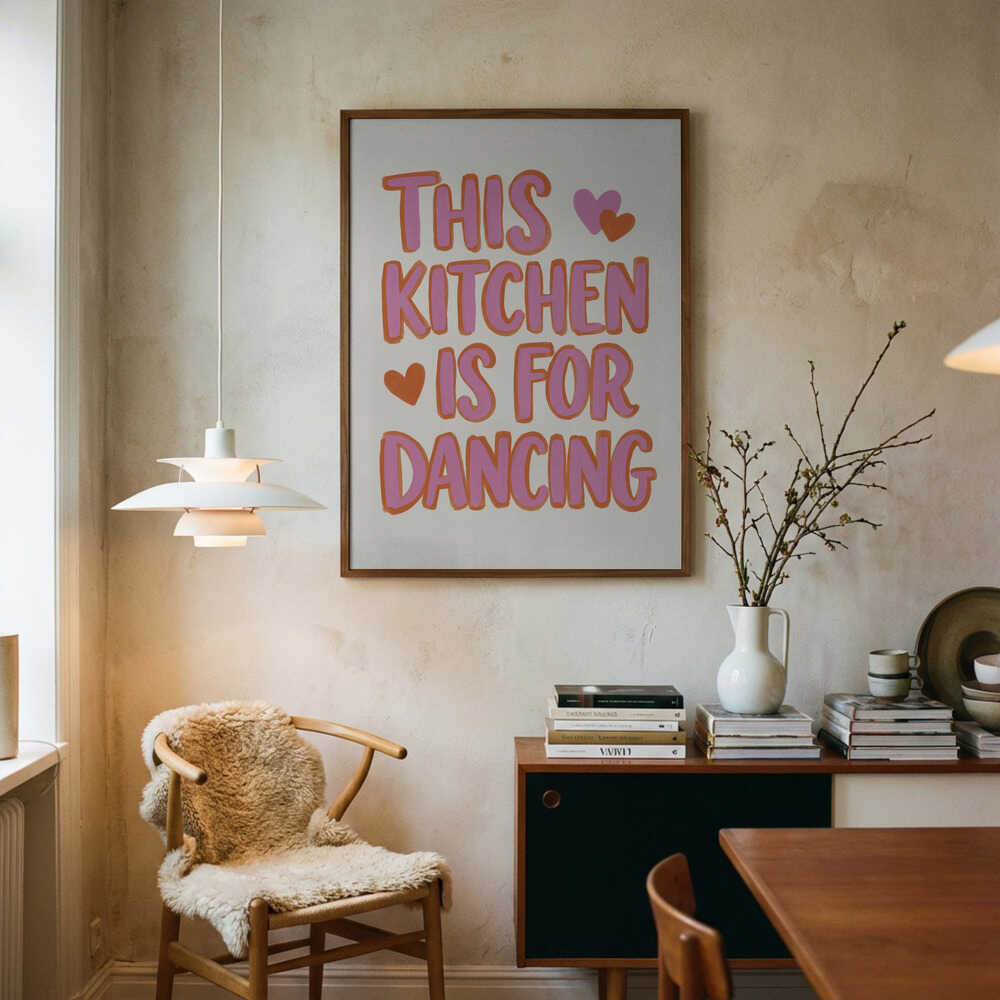 This Kitchen Is for Dancing No 2 Poster