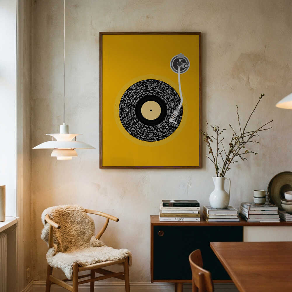 Spinning Vinyl Orange.png Poster