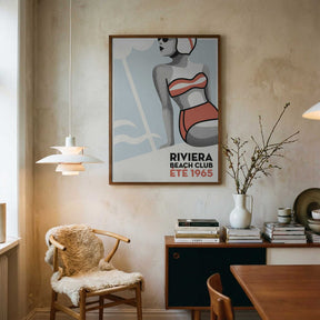 Riviera Beach Club Summer Poster