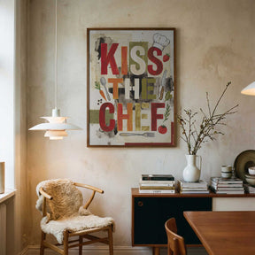 Kiss The Chef Kitchen Poster