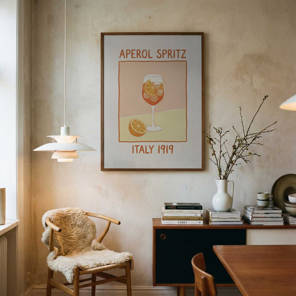 Italian Aperol Spritz Poster