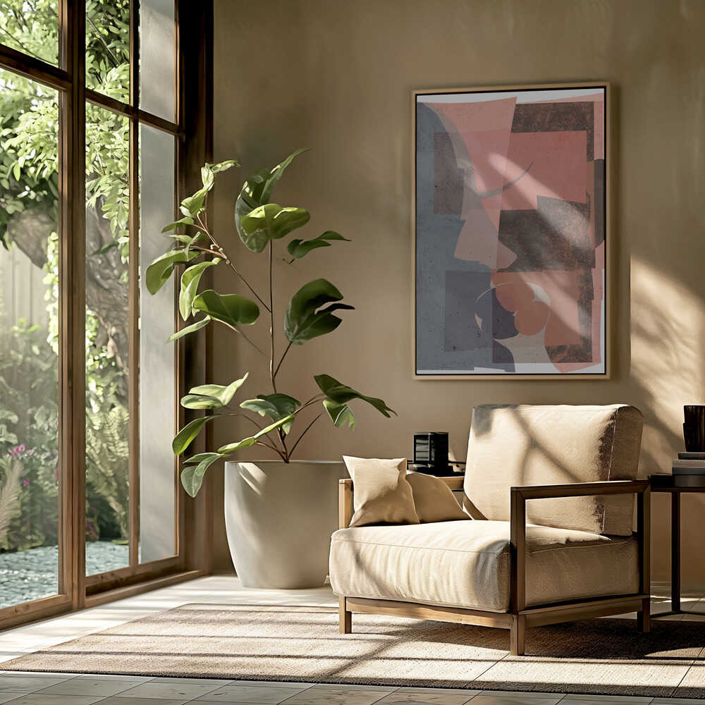 Fragmented Hues Poster