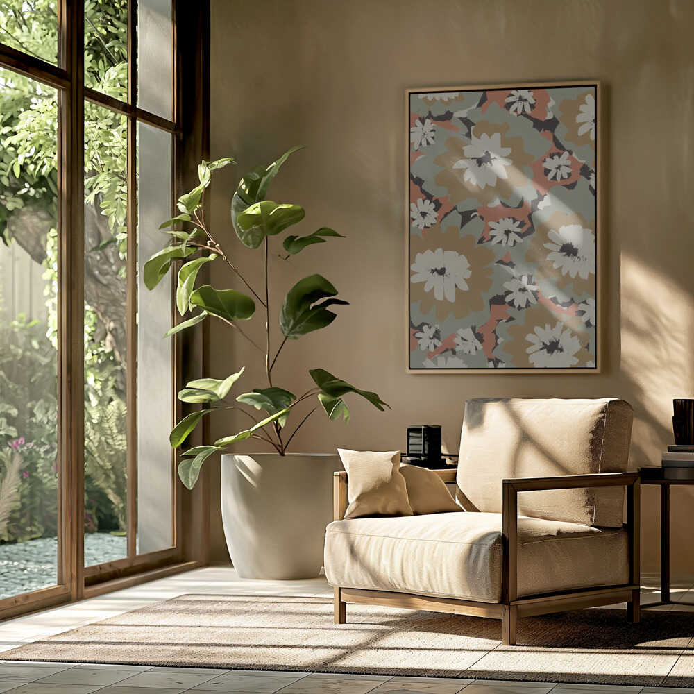 Floral Harmony Poster