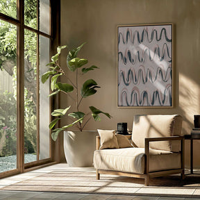 Rhythmic Waves Poster