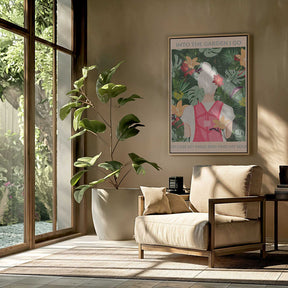 Into the Garden (grey) Poster