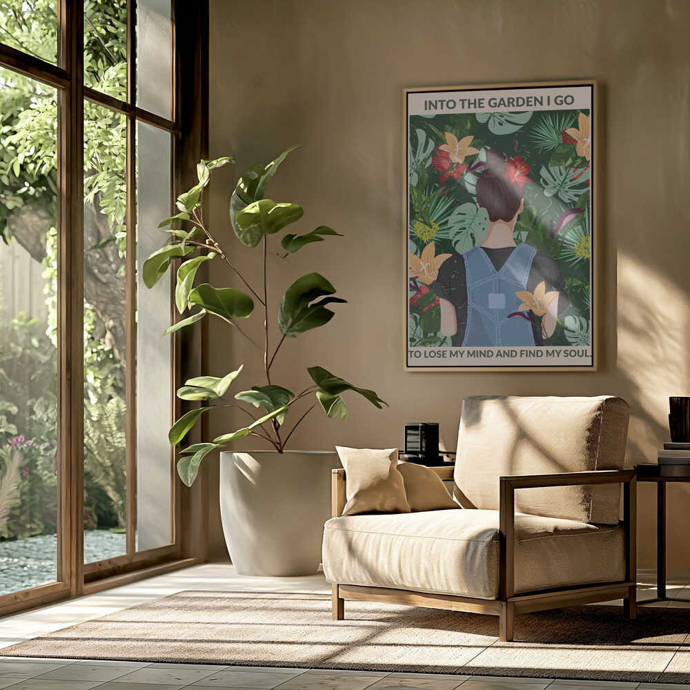 Into the Garden Standard Wall Art Poster