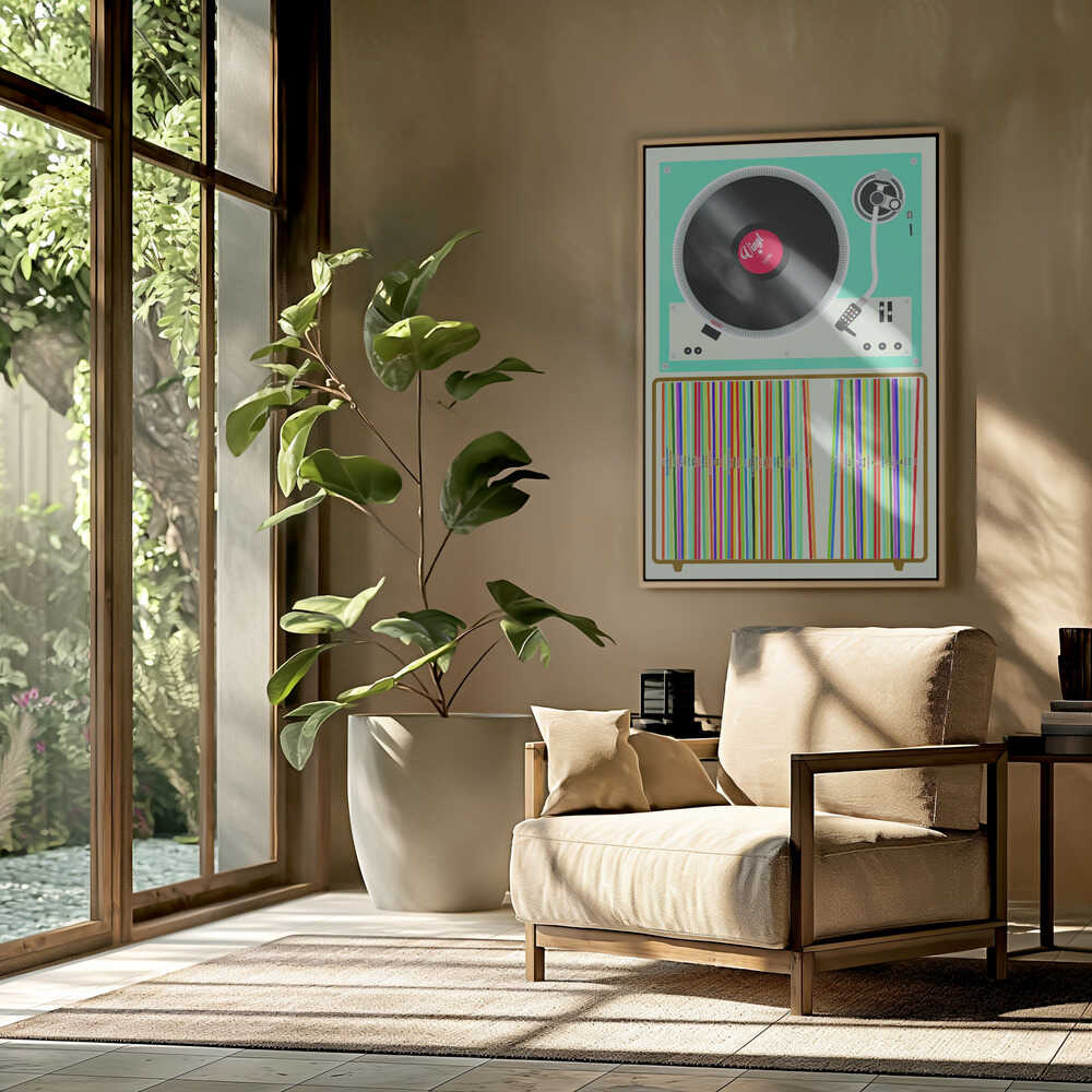 Vinyl Stack Poster