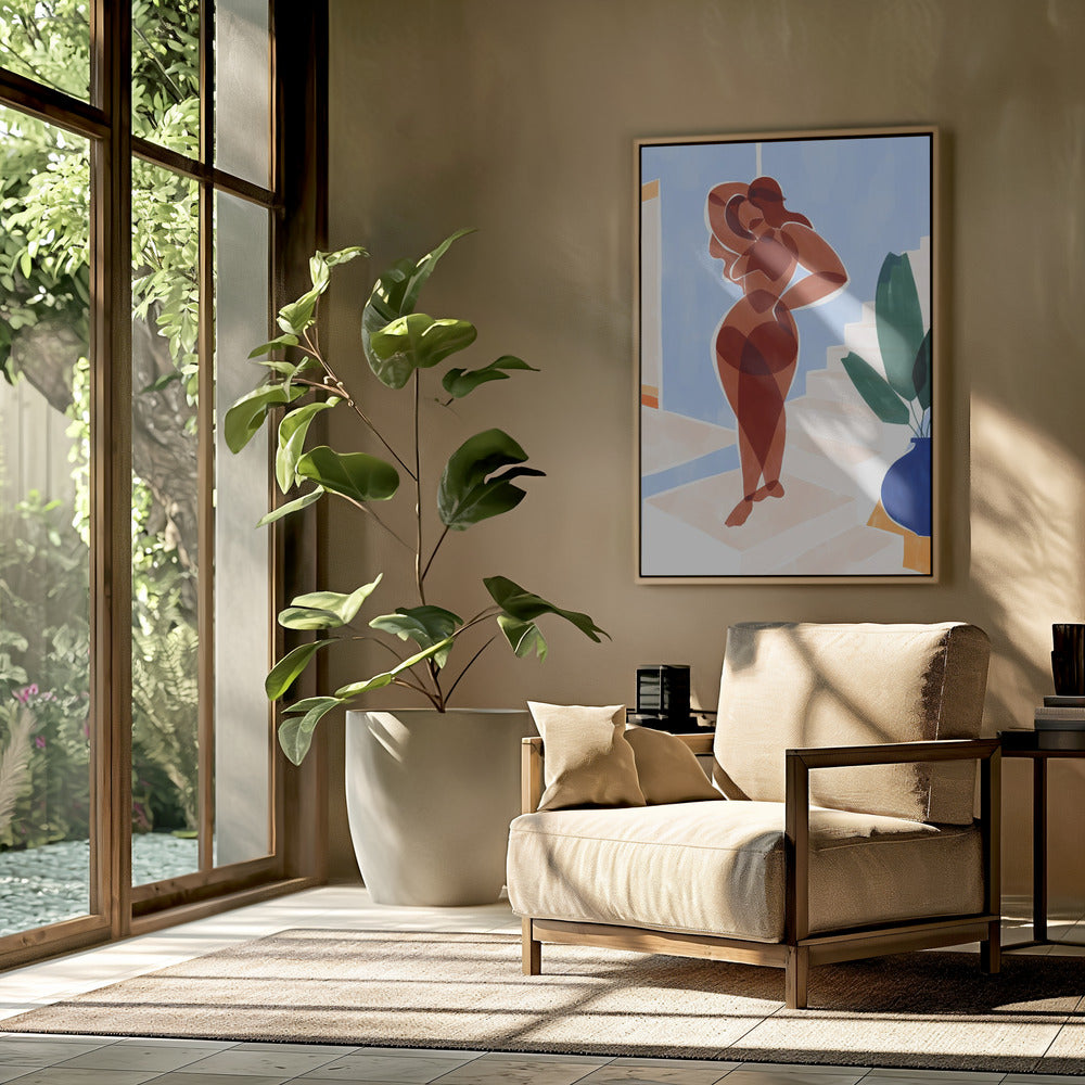 Terracotta Woman Poster