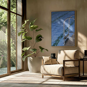 Poolside Reflections Poster