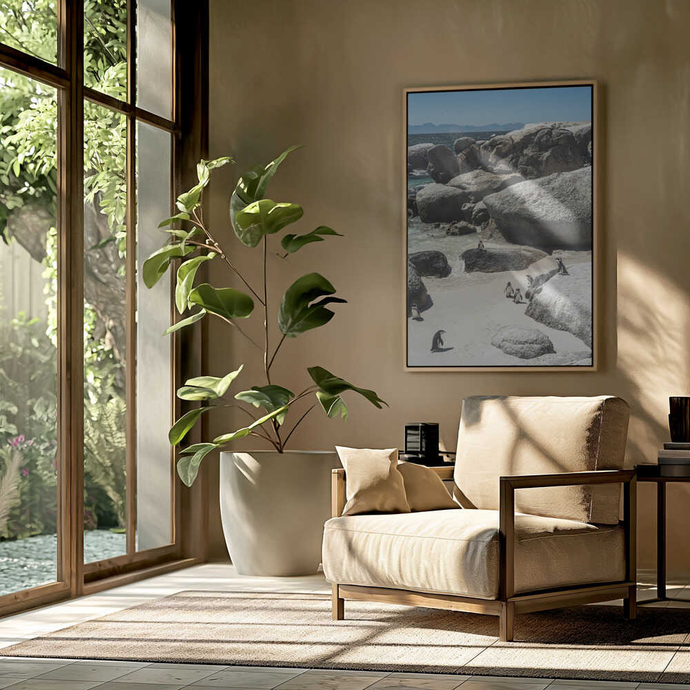 Penguin Cove Serenity Poster