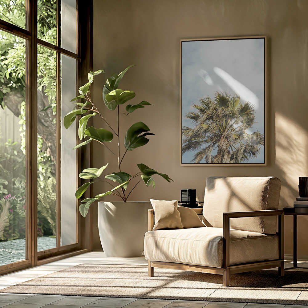 Sunlit Fronds Poster