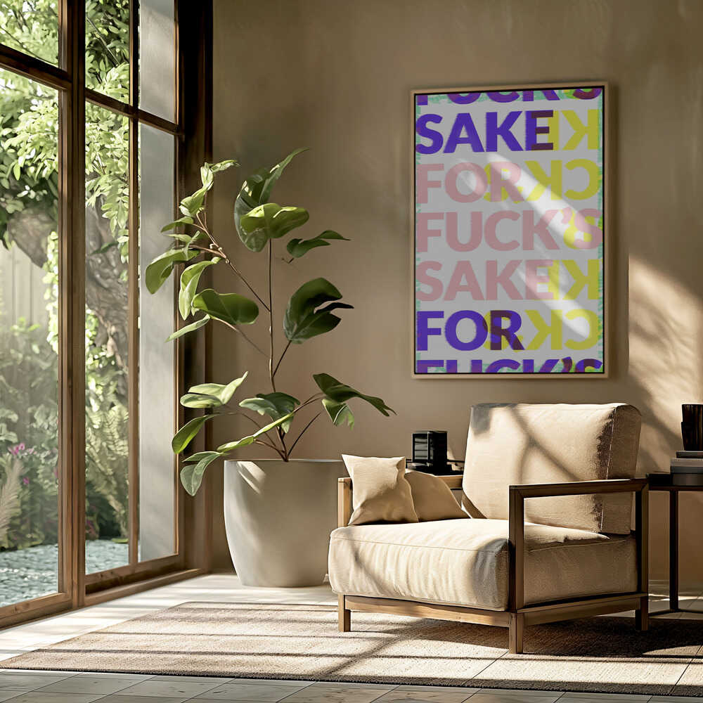 Vivid Repetition Poster