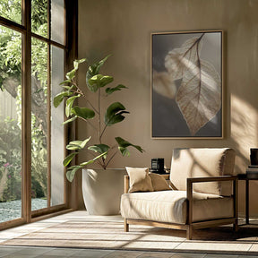 Ethereal Leaves Poster