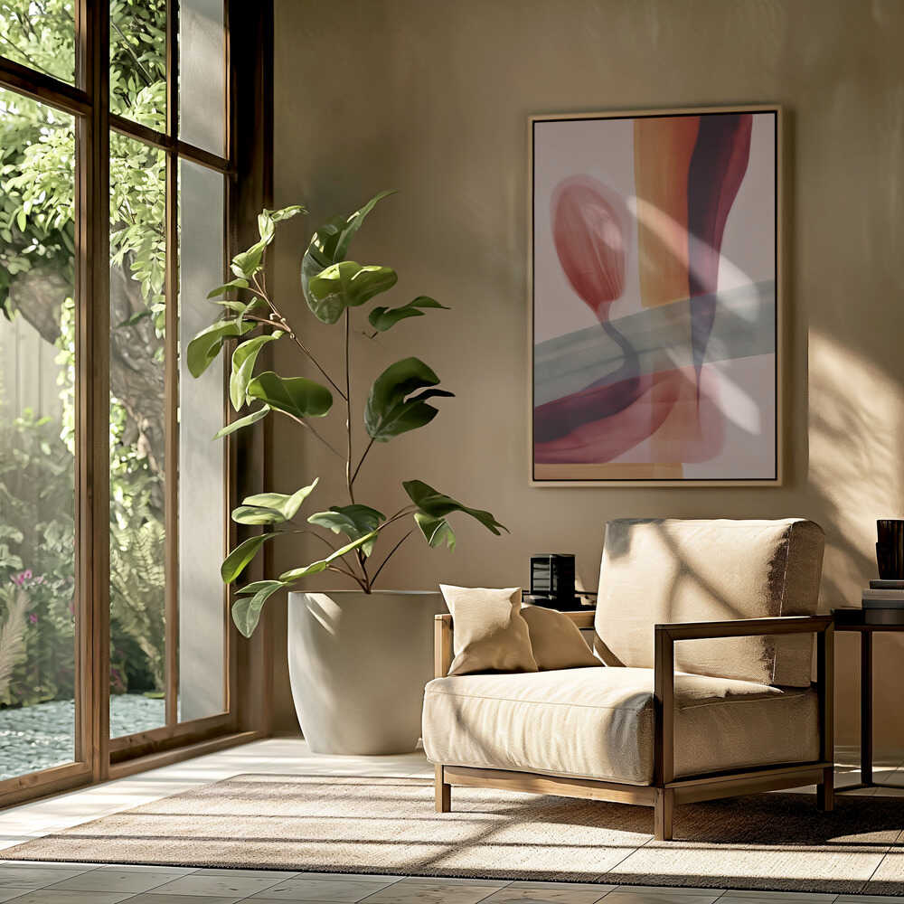 Flowing Hues Poster