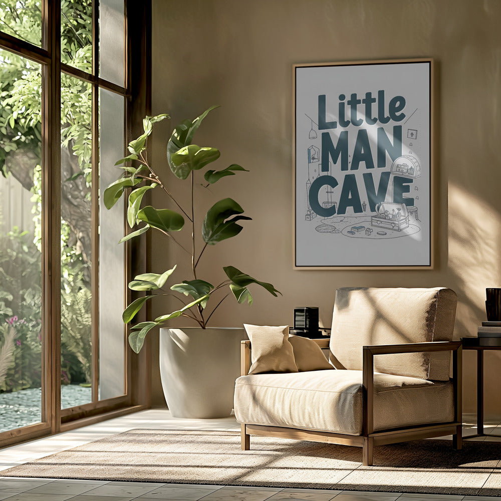 Little Man Cave Poster