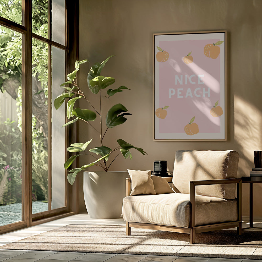 Nice Peach Poster