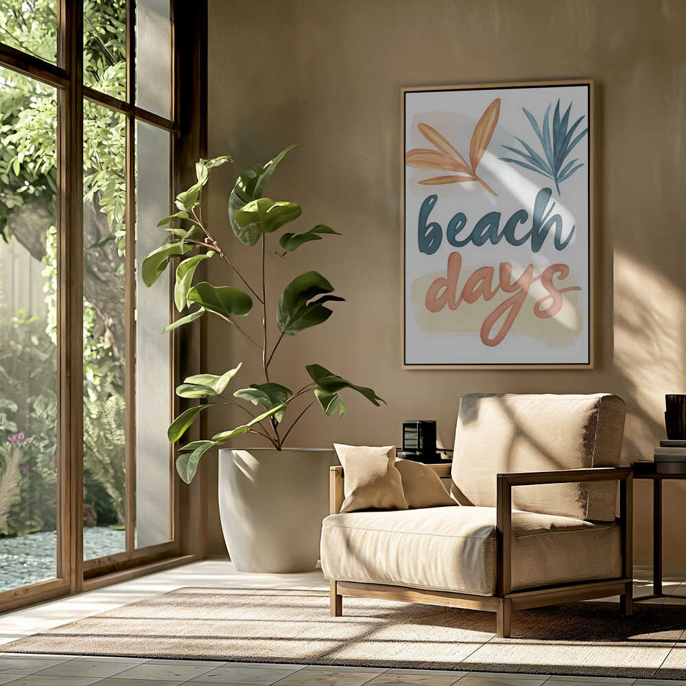 Sandy Serenity Poster