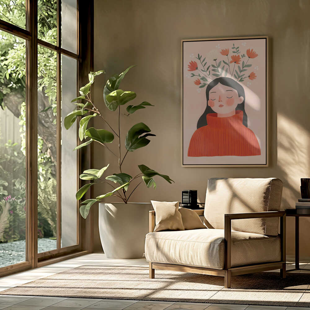 Floral Serenity Poster