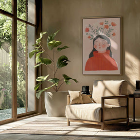 Floral Serenity Poster
