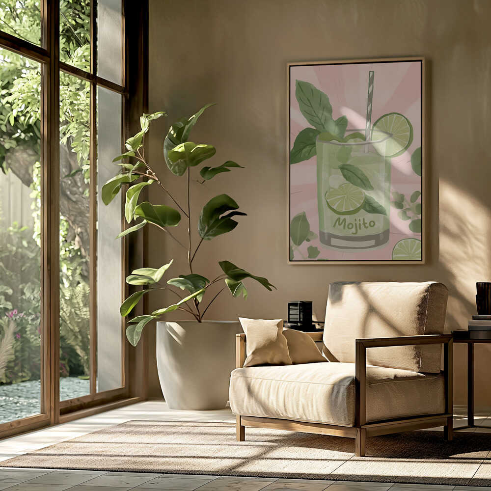 Minty Lime Delight Poster