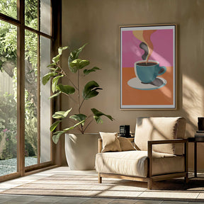 A3 Coffee Steam Pink Final 01 01.png Poster