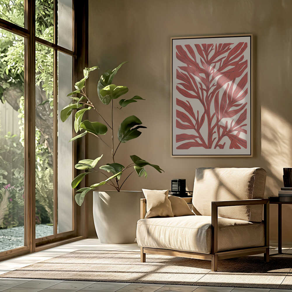 The Tree Branch with Leaves Poster