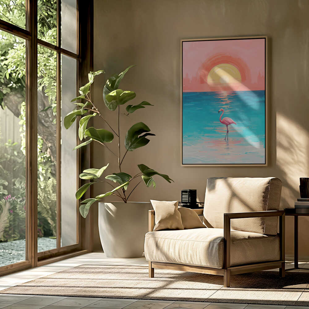 Just Vibin’ By the Sea Poster