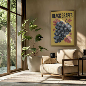 Grapes &amp; Leaves Poster