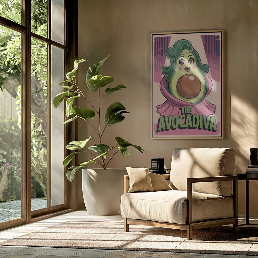 Glamorous Avocado Poster