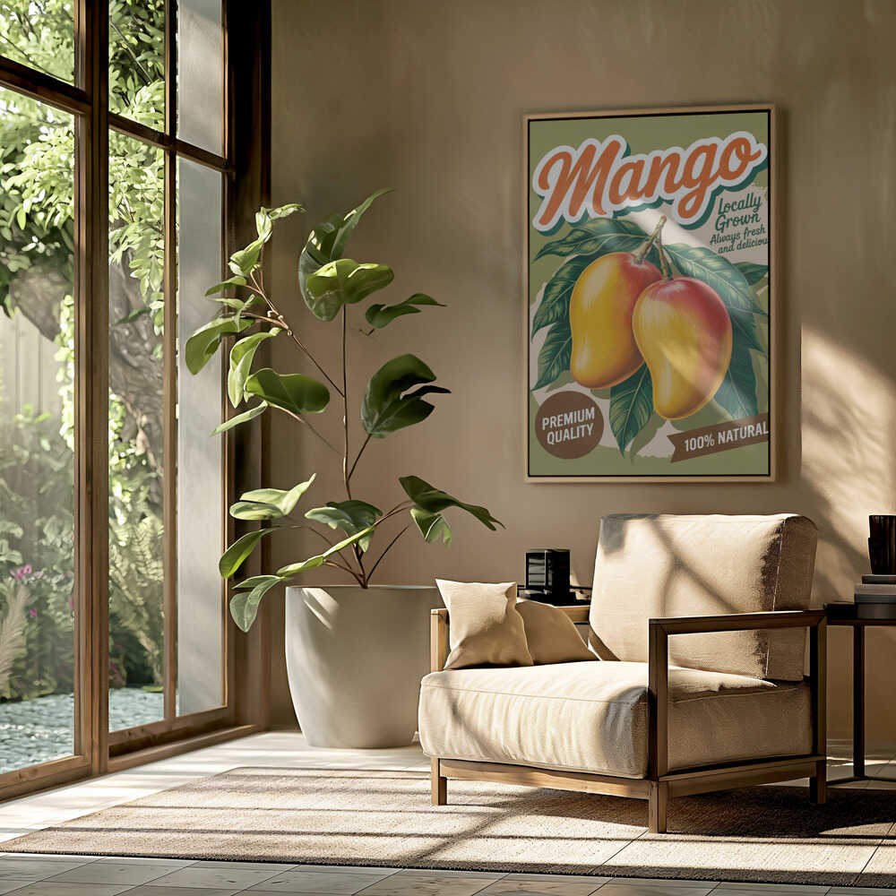 Mango Vintage Poster