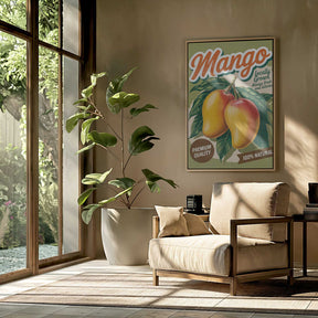 Mango Vintage Poster