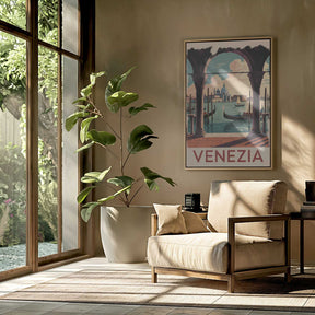 Venezia Vintage Travel Poster Poster