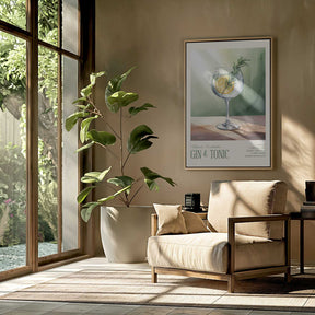 Classic Cocktails - Gin and Tonic Poster