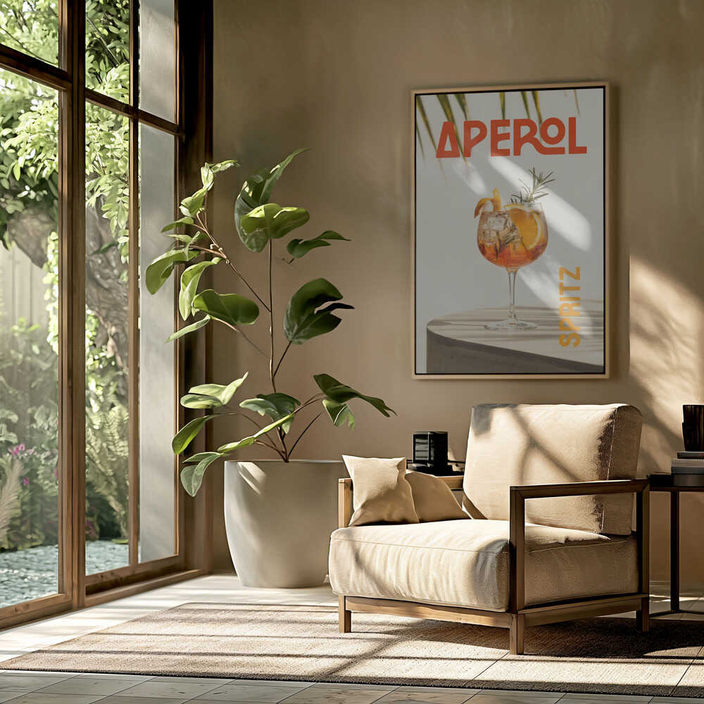 Aperol Spritz Tropic Poster