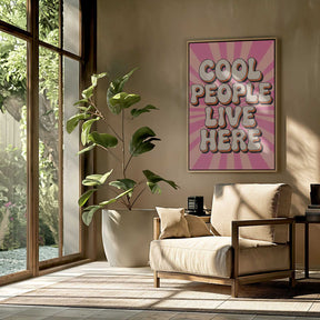 Cool People Live Here Poster