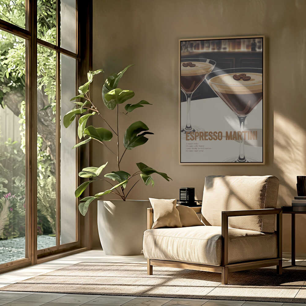 Espresso Martini Recipe Poster