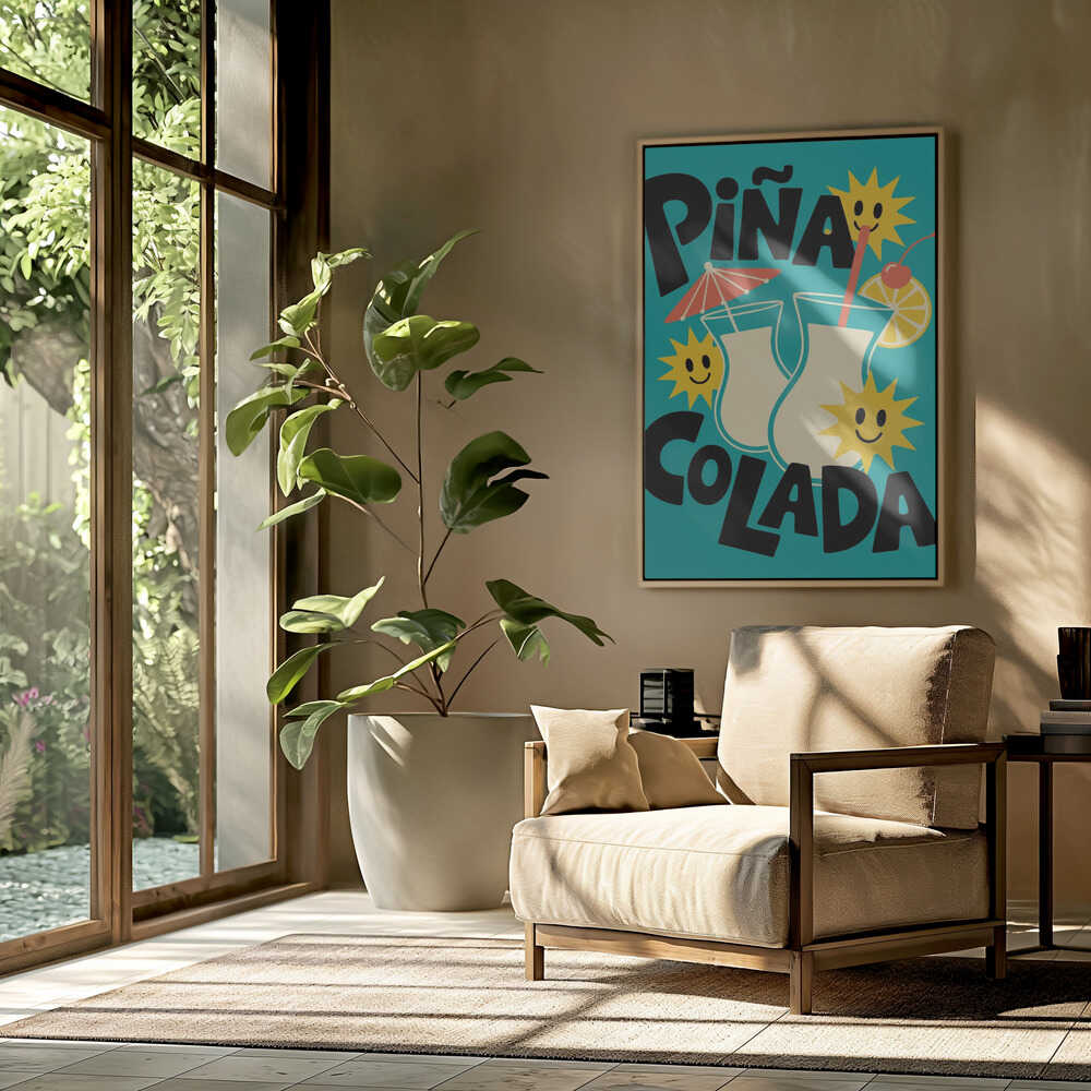 Sunny Pina Colada Poster