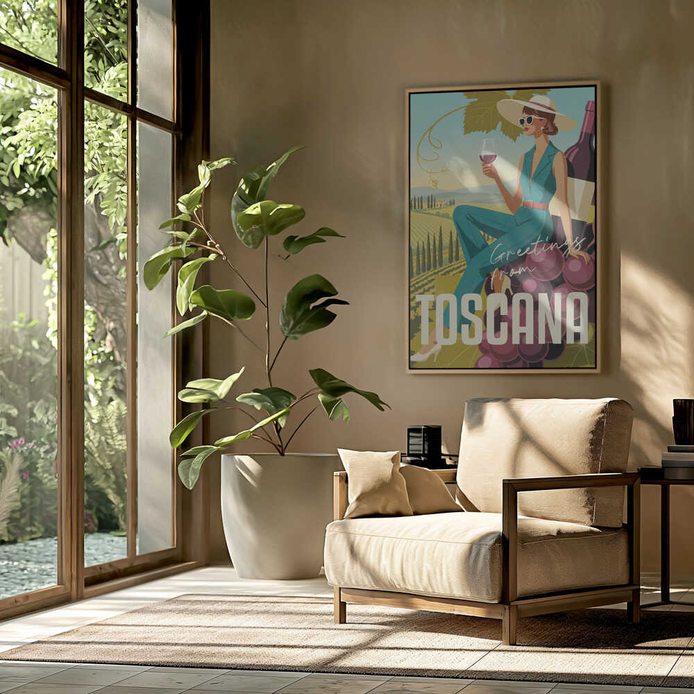 Greetings From Toscana Poster
