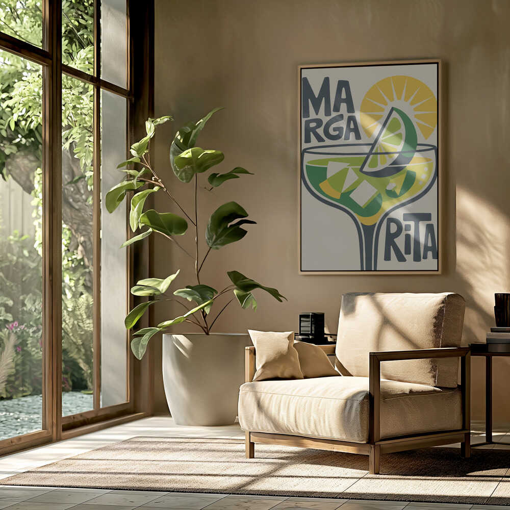 Sunny Margarita Poster