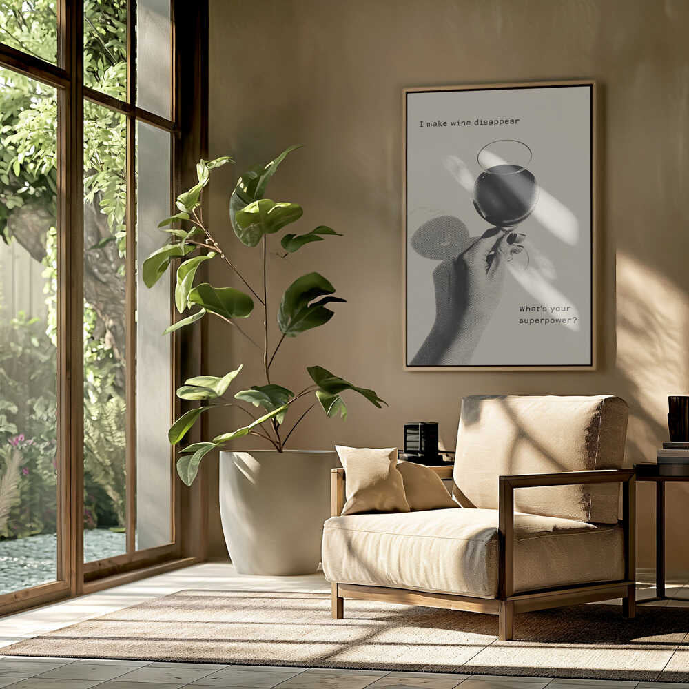 I Make Wine Disappear Poster