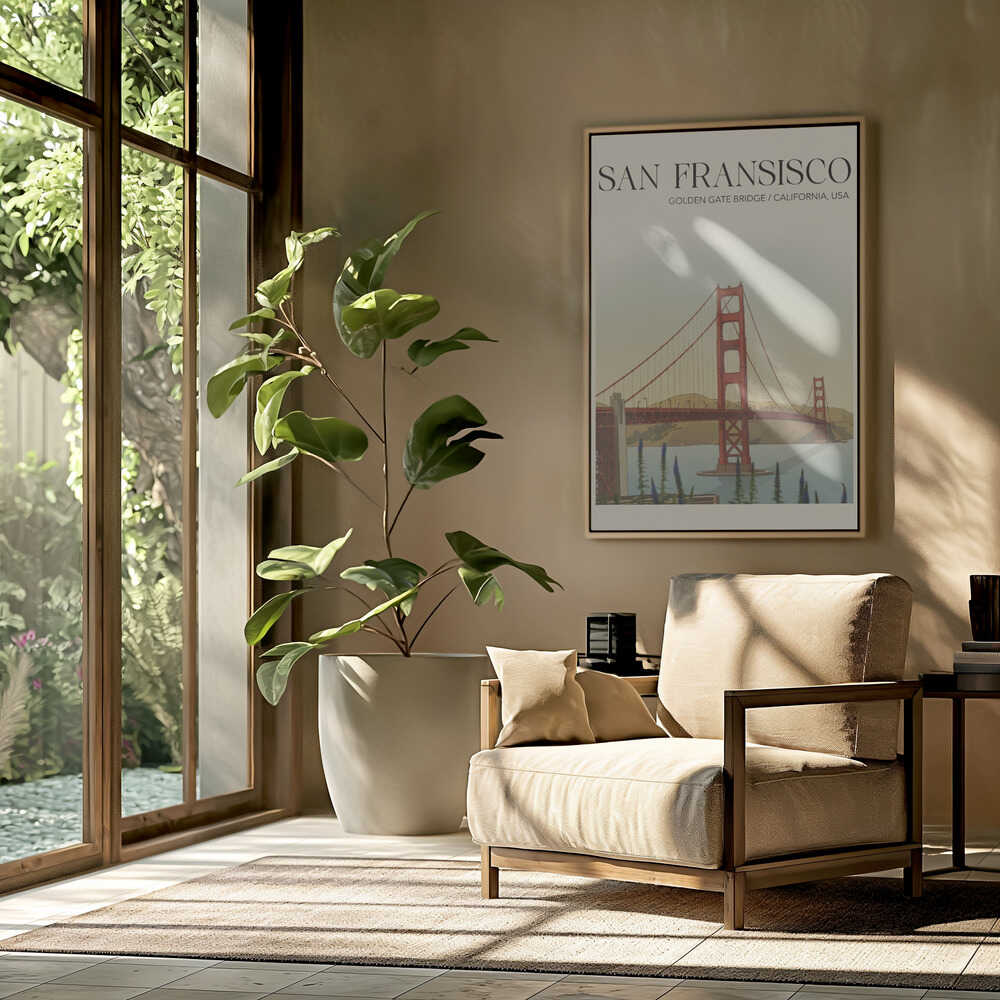 San Fransisco Travel Poster Poster