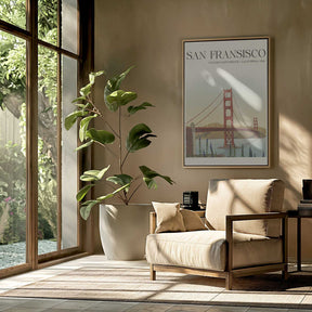 San Fransisco Travel Poster Poster