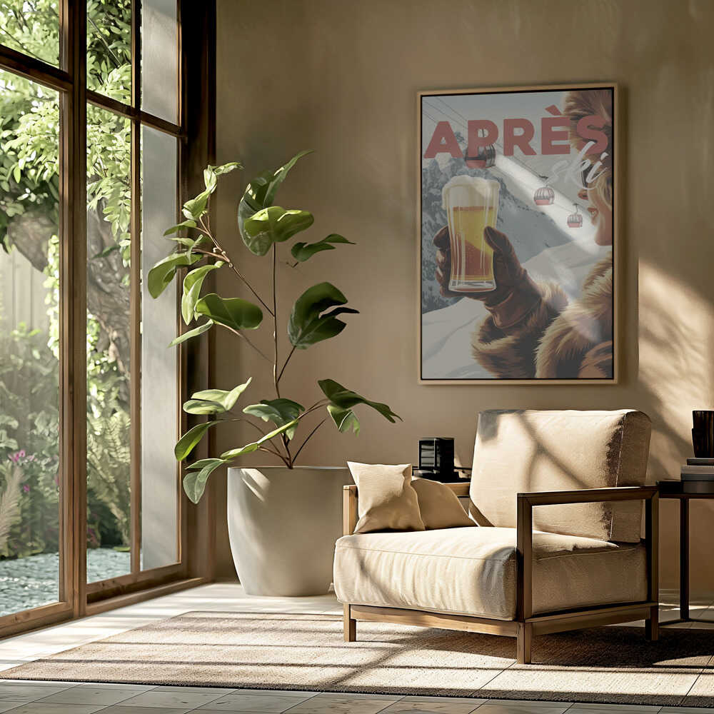 Apres Ski Alpine Poster